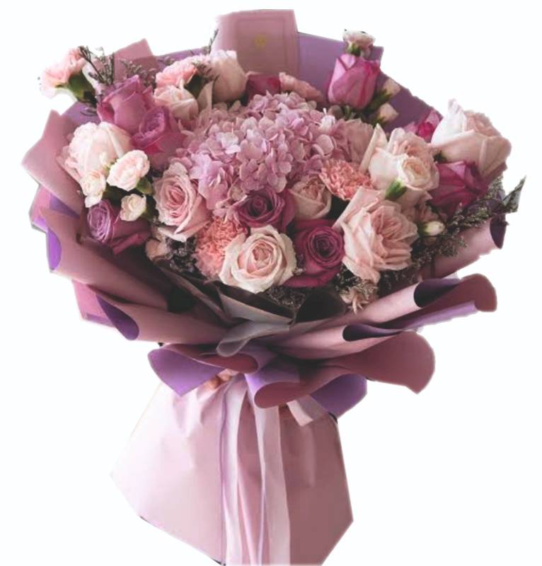 Mesmerizing Love Pink Roses Bouquet