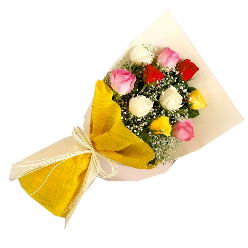 Brighten Up The Day Roses Bouquet