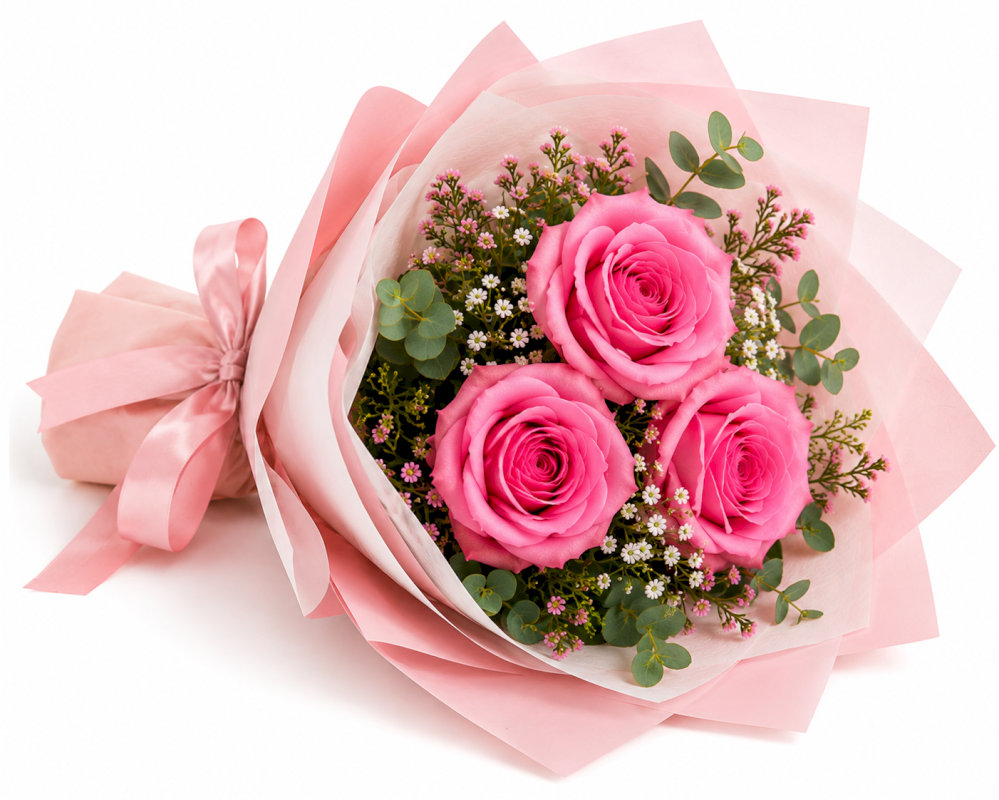 Pink Trio Bouquet 