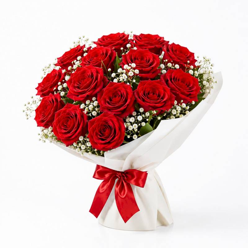 Crimson Romance Bouquet