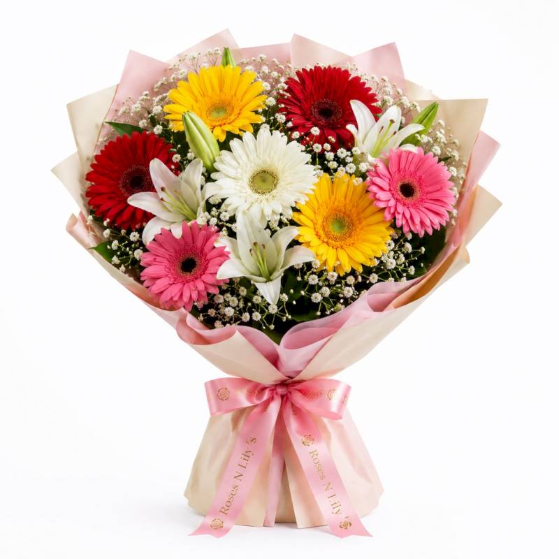 Rainbow Bloom Bouquet