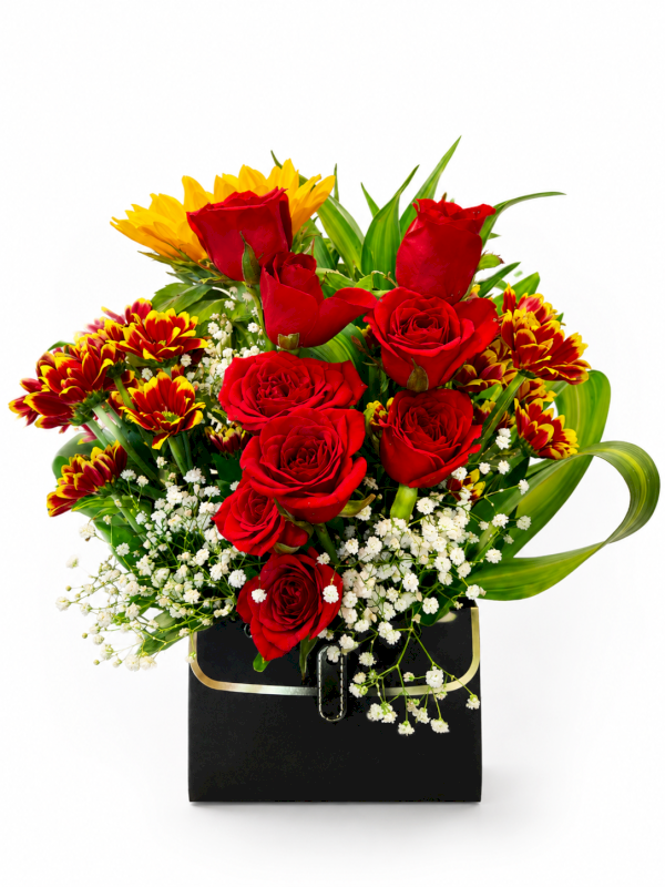 Scarlet Sunshine Arrangement